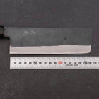 Nakiri Blue Steel #1 Stainless Clad Kurouchi Buffalo Magnolia Handle 165mm-[Musashi]-[Japanese-Kitchen-Knives]