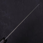 Nakiri Blue Steel #2 Kurouchi Chokin Kappa Fishing Slipping Buffalo Ebony Handle 165mm-[Musashi]-[Japanese-Kitchen-Knives]