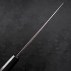 Nakiri Blue Steel #2 Kurouchi Chokin Sakura Five Story Pagoda Buffalo Ebony Handle 165mm-[Musashi]-[Japanese-Kitchen-Knives]