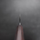 Nakiri Blue Steel #2 Kurouchi Ebony Handle 120mm-[Musashi]-[Japanese-Kitchen-Knives]