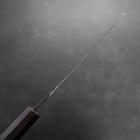 Nakiri Blue Steel #2 Kurouchi Ebony Handle 120mm-[Musashi]-[Japanese-Kitchen-Knives]