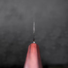 Nakiri Blue Steel #2 Kurouchi Purple Urushi Handle 165mm-[Musashi]-[Japanese-Kitchen-Knives]