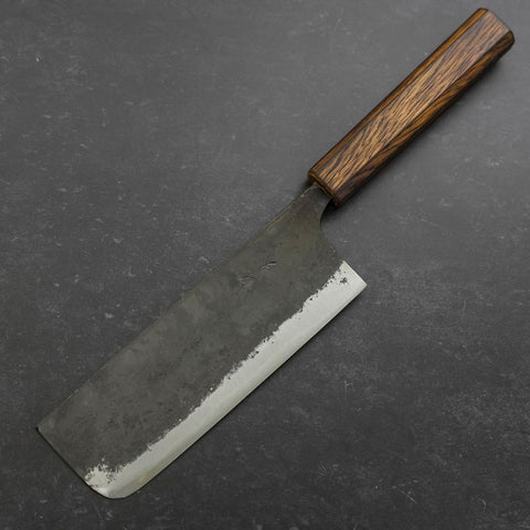 Nakiri Blue Steel #2 Kurouchi Mango Sumi Urushi 165 mm