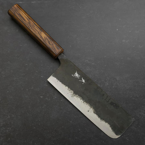 Nakiri Blue Steel #2 Kurouchi Mango Sumi Urushi 165 mm