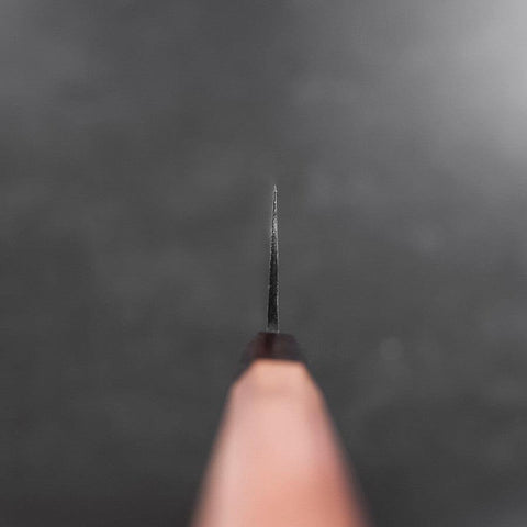 Nakiri Blue Steel #2 Kurouchi Walnut Handle 165mm-[Musashi]-[Japanese-Kitchen-Knives]