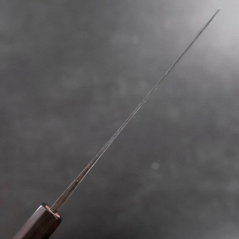 Nakiri Blue Steel #2 Kurouchi Walnut Handle 165mm-[Musashi]-[Japanese-Kitchen-Knives]