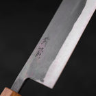 Nakiri Blue Steel #2 Kurouchi Yaki Urushi Handle 165mm-[Musashi]-[Japanese-Kitchen-Knives]
