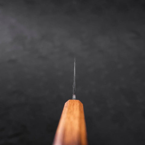 Nakiri Blue Steel #2 Kurouchi Yaki Urushi Handle 165mm-[Musashi]-[Japanese-Kitchen-Knives]