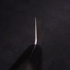 Nakiri Blue Steel #2 Tsuchime Stainless Clad Western Handle 165mm-[Musashi]-[Japanese-Kitchen-Knives]