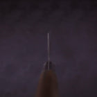 Nakiri Blue Steel #2 Walnut Handle 200mm-[Musashi]-[Japanese-Kitchen-Knives]