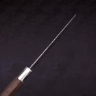 Nakiri Blue Steel #2 Walnut Handle 200mm-[Musashi]-[Japanese-Kitchen-Knives]