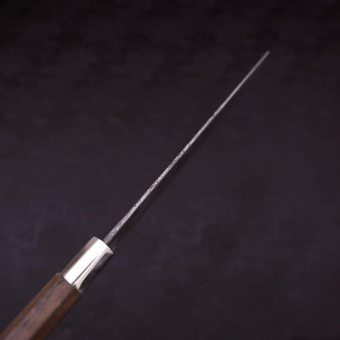 Nakiri Blue Steel #2 Walnut Handle 200mm-[Musashi]-[Japanese-Kitchen-Knives]