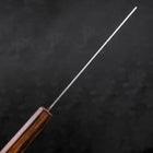 Nakiri Chromax Mirror Tsuchime Sumi Urushi Handle 165mm-[Musashi]-[Japanese-Kitchen-Knives]