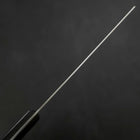 Nakiri Chromax Polished Western Black Handle 165mm-[Musashi]-[Japanese-Kitchen-Knives]