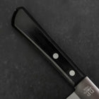 Nakiri Chromax Polished Western Black Handle 165mm-[Musashi]-[Japanese-Kitchen-Knives]