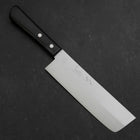 Nakiri Chromax Polished Western Black Handle 165mm-[Musashi]-[Japanese-Kitchen-Knives]