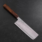 Nakiri Chromax Tsuchime Sumi Urushi Handle 165mm-[Musashi]-[Japanese-Kitchen-Knives]