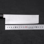 Nakiri HAP-40 Polished Buffalo Ebony Handle 165mm-[Musashi]-[Japanese-Kitchen-Knives]