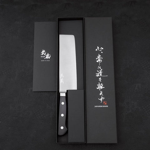 Nakiri HAP-40 Polished Western Handle 165mm (6.5”)-[Musashi]-[Japanese-Kitchen-Knives]