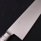 Nakiri Knife VG-5 Polished Western Handle 180mm (7”)-[Musashi]-[Japanese-Kitchen-Knives]