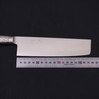Nakiri Knife VG-5 Polished Western Handle 180mm (7”)-[Musashi]-[Japanese-Kitchen-Knives]