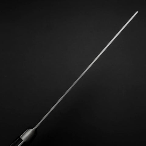 Nakiri Molybdenum Polished Western Black Handle 160mm (6.3”)-[Musashi]-[Japanese-Kitchen-Knives]