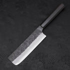 Nakiri SG-2 Kurouchi Tsuchime Buffalo Ebony Handle 170mm-[Musashi]-[Japanese-Kitchen-Knives]