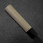 Nakiri SK Steel Kurouchi Kurigata Magnolia Handle 170mm (6.7”)-[Musashi]-[Japanese-Kitchen-Knives]