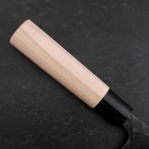 Nakiri SK Steel Kurouchi Magnolia Handle 170mm (6.7”)-[Musashi]-[Japanese-Kitchen-Knives]