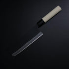 Nakiri SK Steel Kurouchi Magnolia Handle 170mm-[Musashi]-[Japanese-Kitchen-Knives]