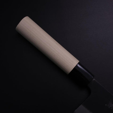 Nakiri SK Steel Kurouchi Magnolia Handle 170mm-[Musashi]-[Japanese-Kitchen-Knives]