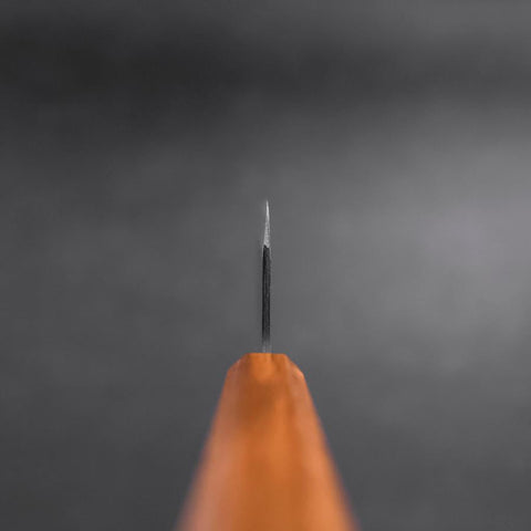 Nakiri SK Steel Kurouchi Oak Handle 170mm-[Musashi]-[Japanese-Kitchen-Knives]