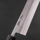 Nakiri SKD11 Nashiji Ebony Handle 165mm-[Musashi]-[Japanese-Kitchen-Knives]