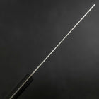 Nakiri SKD12 Polished Western Black Handle 165mm-[Musashi]-[Japanese-Kitchen-Knives]