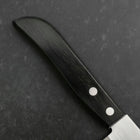 Nakiri SKD12 Polished Western Black Handle 165mm-[Musashi]-[Japanese-Kitchen-Knives]