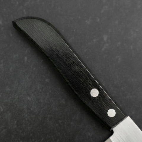 Nakiri SKD12 Polished Western Black Handle 165mm-[Musashi]-[Japanese-Kitchen-Knives]