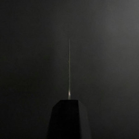 Nakiri SLD Black Damascus Ebony Handle 170mm (6.7”)-[Musashi]-[Japanese-Kitchen-Knives]