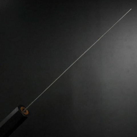 Nakiri SLD Black Damascus Ebony Handle 170mm (6.7”)-[Musashi]-[Japanese-Kitchen-Knives]