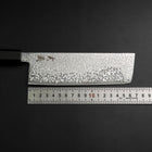 Nakiri SLD Black Damascus Ebony Handle 170mm (6.7”)-[Musashi]-[Japanese-Kitchen-Knives]