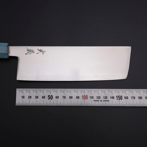 Nakiri SLD Mirror Coral Shore Handle 170mm-[Musashi]-[Japanese-Kitchen-Knives]