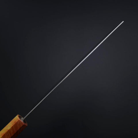 Nakiri SLD Mirror Sunset Orange Handle 170mm-[Musashi]-[Japanese-Kitchen-Knives]