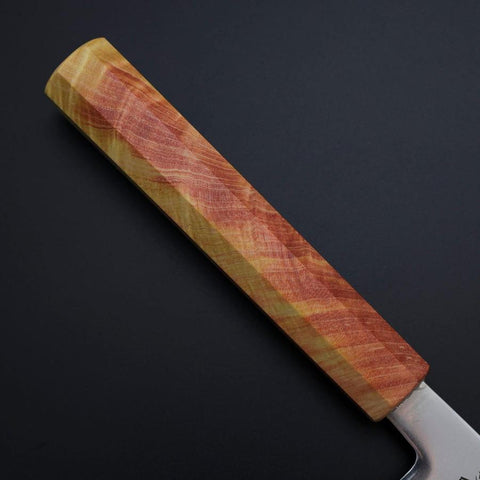 Nakiri SLD Mirror Sunset Orange Handle 170mm-[Musashi]-[Japanese-Kitchen-Knives]