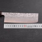 Nakiri SLD Nashiji Washi Cherry Rosewood Handle 165mm-[Musashi]-[Japanese-Kitchen-Knives]