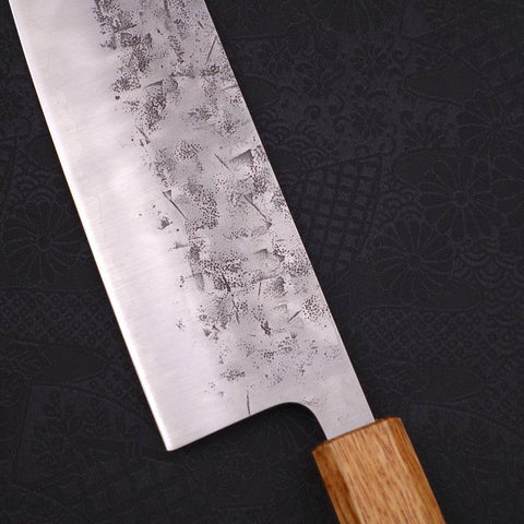 Nakiri SLD Nashiji Washi Yaki Urushi Handle 165mm (6.5”)-[Musashi]-[Japanese-Kitchen-Knives]