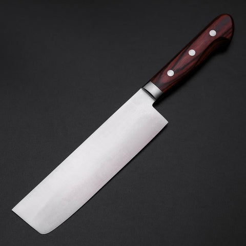 Nakiri SLD Polished Western Handle 165mm (6.5”)-[Musashi]-[Japanese-Kitchen-Knives]