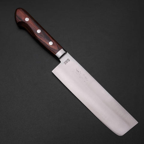 Nakiri SLD Polished Western Handle 165mm (6.5”)-[Musashi]-[Japanese-Kitchen-Knives]