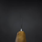 Nakiri SLD Wave Nickel Damascus Yaki Urushi Handle 165mm (6.5”)-[Musashi]-[Japanese-Kitchen-Knives]