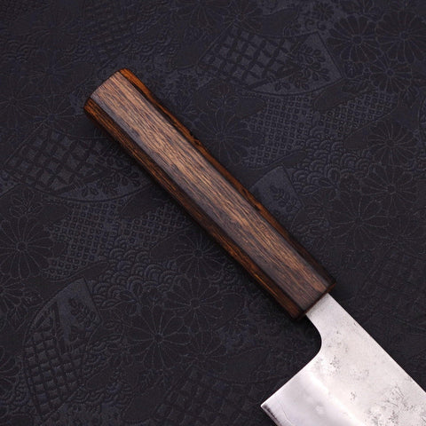 Nakiri Silver Steel #3 Nashiji Mango Sumi Urushi 165mm