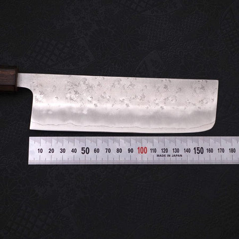 Nakiri Silver Steel #3 Nashiji Mango Sumi Urushi 165mm