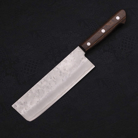 Nakiri Silver Steel #3 Nashiji Mango Occidental Marrón 165mm